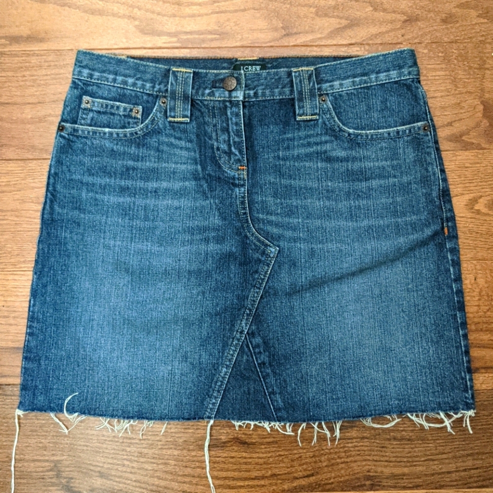 NWT J. Crew denim skirt.